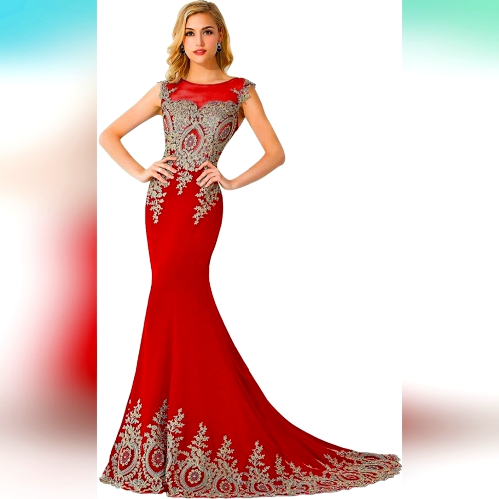 Long Mermaid Formal Dress
